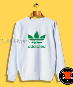 Addicted Adidas Parody Sweatshirt