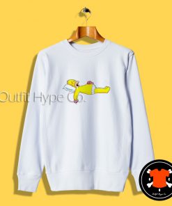 Homer Simposn Asleep Sweatshirt