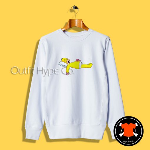 Homer Simposn Asleep Sweatshirt