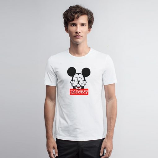 Mickey Disobey Fuck Off T Shirt