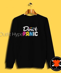 Pansexual Pride Don’t Panic Sweatshirt