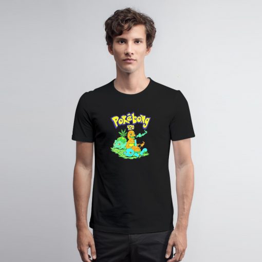 Pokebong 420 Weed Smooking T Shirt Smooking