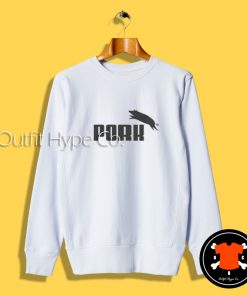 Pork Puma Parody Sweatshirt