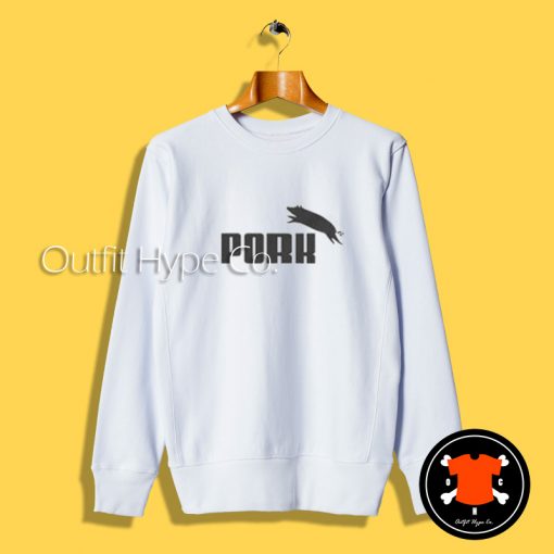 Pork Puma Parody Sweatshirt