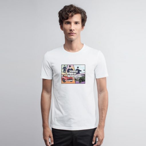 Stealy Wheely Automobiley T Shirt biley