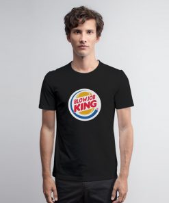 Blowjob King Logo Parody T Shirt