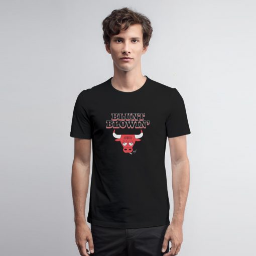 Blunt Blowin’ Bull T Shirt