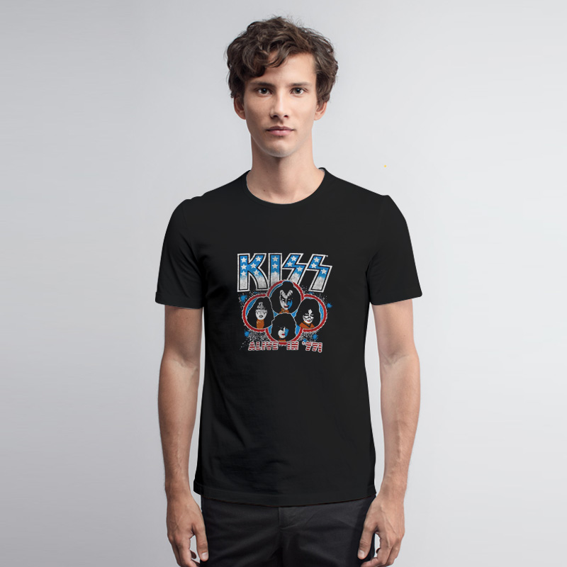 KISS Alive in 77 Tour T Shirt - Outfithype.com