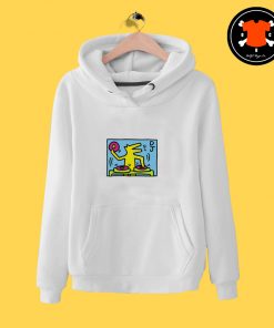 Keith Haring DJ Dog Hoodie