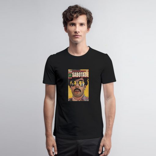 Sabotage Comic Book T Shirtk