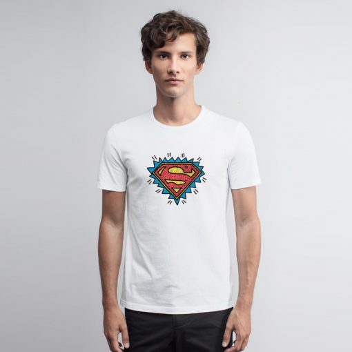 Superman Keith Haring T Shirt