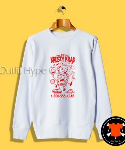 The Krusty Krab Now Delivering Sweatshirtelivering T Shirt886