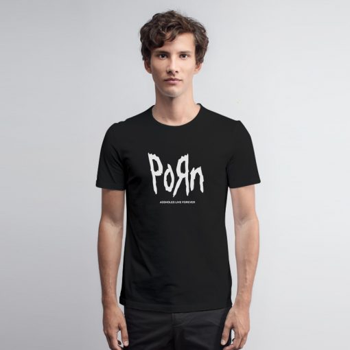 Torn Porn Logo Parody T Shirt ody