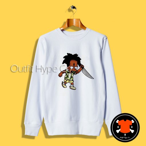 21 Savage Simpson Kill By Knife Sweatshirt on Kill By Knife T Shirt 2