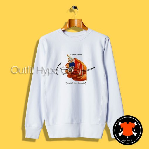 Smoke A Coke Cigarette Sweatshirt Coke Cigarette2