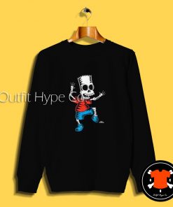 Bart Skeleton Treehouse of Horror Sweatshirt of Horror2