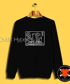 DJ Dog By Keith Haring Sweatshirt ng Hoodie2