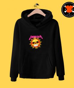 Funny Metallica Sun Skull Hoodie