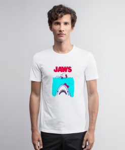 Hello Kitty Jaws Parody T Shirt