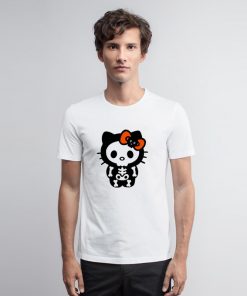 Hello Kitty Skeleton Halloween T Shirt loween