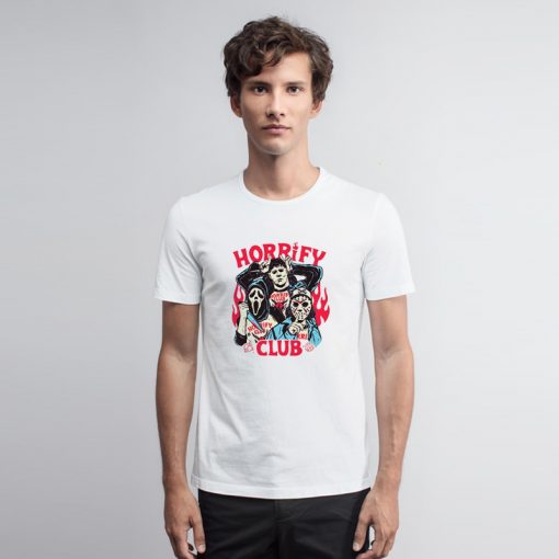 Horrify Club Ringer T Shirt