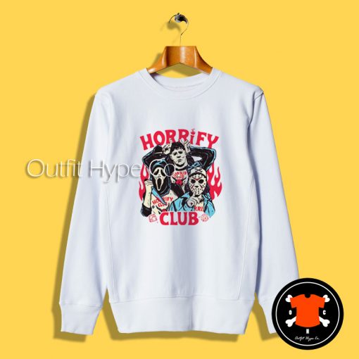 Horrify Club Ringer Sweatshirt