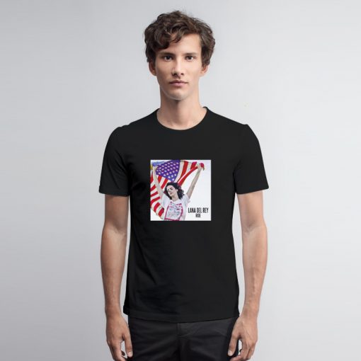 Lana Del Rey Ride Flag T Shirt