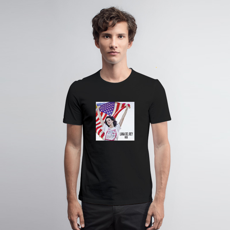 Lana Del Rey Ride Flag T Shirt - Outfithype.com