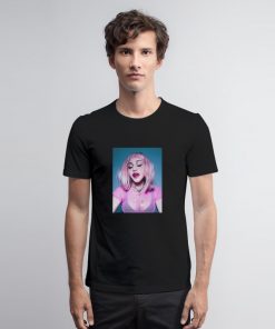 Madonna Pride With Pink Wig T Shirt