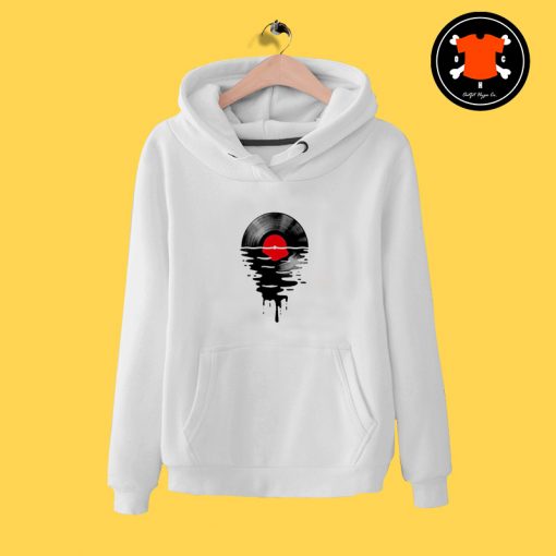 Vinyl Melting Record Hoodie