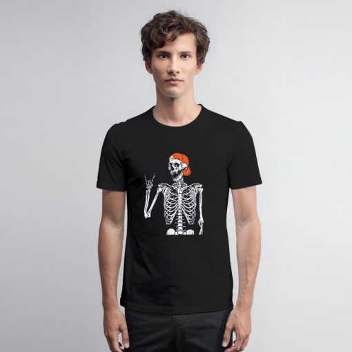 Rocker Skeleton Hand Rock T Shirt Shirt