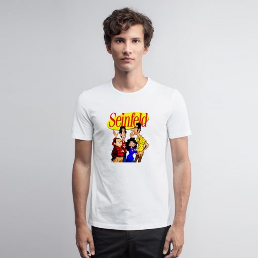 Seinfeld Caricature Cast T Shirt