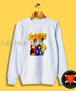 Seinfeld Caricature Cast Sweatshirt