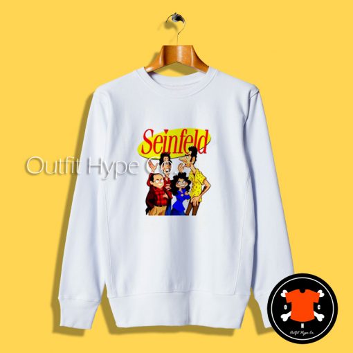 Seinfeld Caricature Cast Sweatshirt