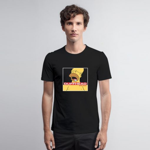 Homer Simpson Duffhead T Shirt d