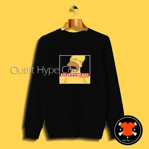 Homer Simpson Duffhead Sweatshirt 2