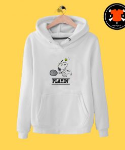 Snoopy Playing Tennis Hoodie