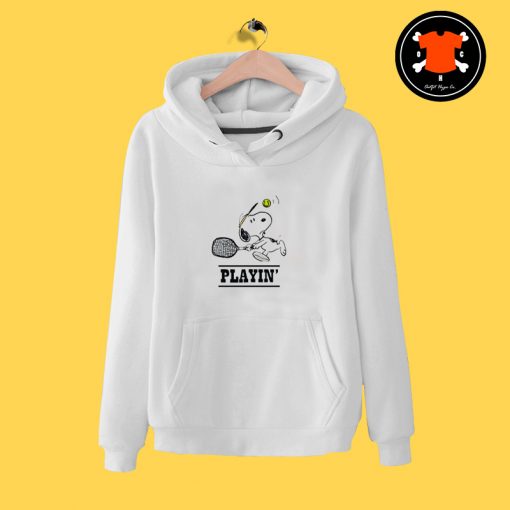 Snoopy Playing Tennis Hoodie