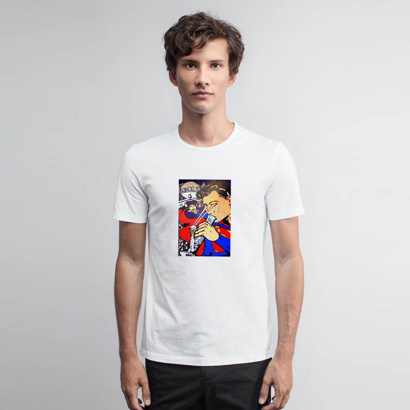 Superman Smoking Weed Shirt - Bring Your Ideas, Thoughts And