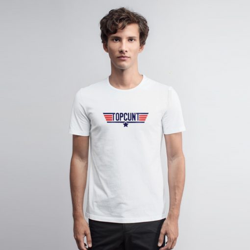 Top Cunt Top Gun Logo T Shirt