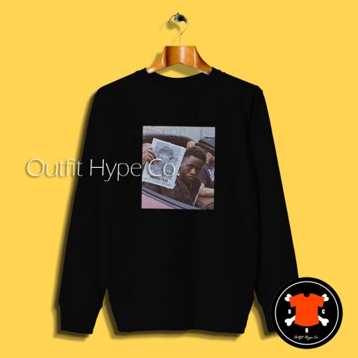 Tay-K With Wanted Poster Sweatshirt