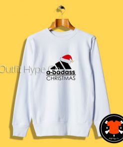 A Badass Christmas Adidas Logo Sweatshirt