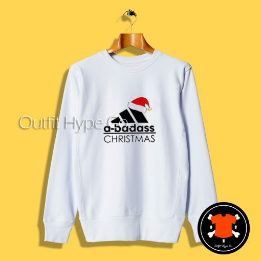 A Badass Christmas Adidas Logo Sweatshirt