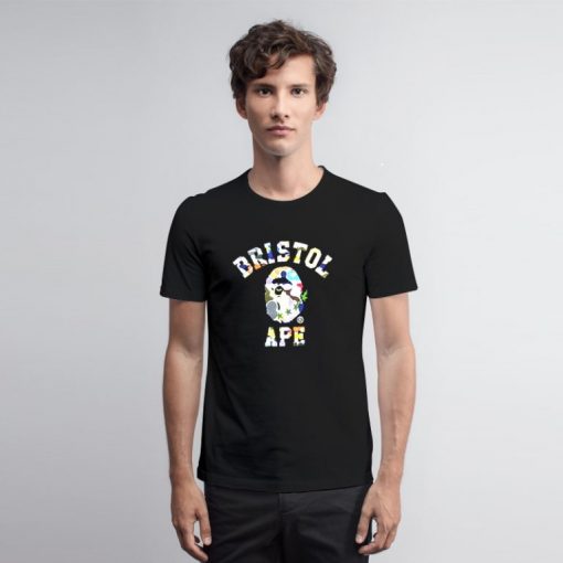 BAPE x F.C.R.B. Multi Camo T Shirt