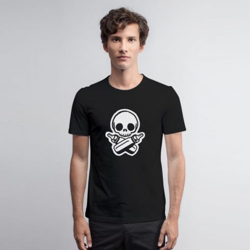 Baby Skull Crossbottles T Shirt