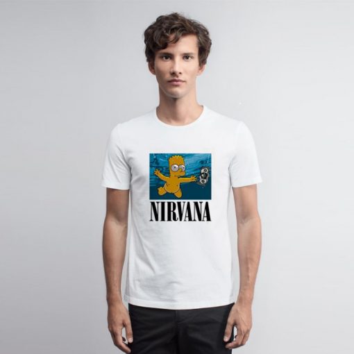 Bart Simpson Nevermind T Shirt