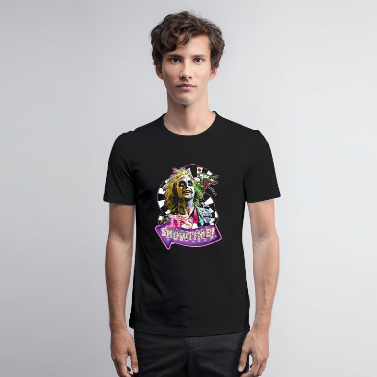 Find Outfit Beetlejuice Its Showtime Movie T-Shirt for Today ...