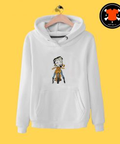 Betty Boop Wild One Motorcycle Hoodie cle T Shirt 3