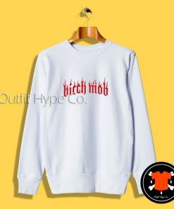 Bitch Mob Flames Sweatshirt mes 2