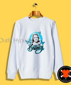 Britney Airbrushed Butterfly Sweatshirt erfly2